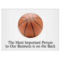 Basketball Rectangle Photo Hand Mirror (2.5" x 3.5")